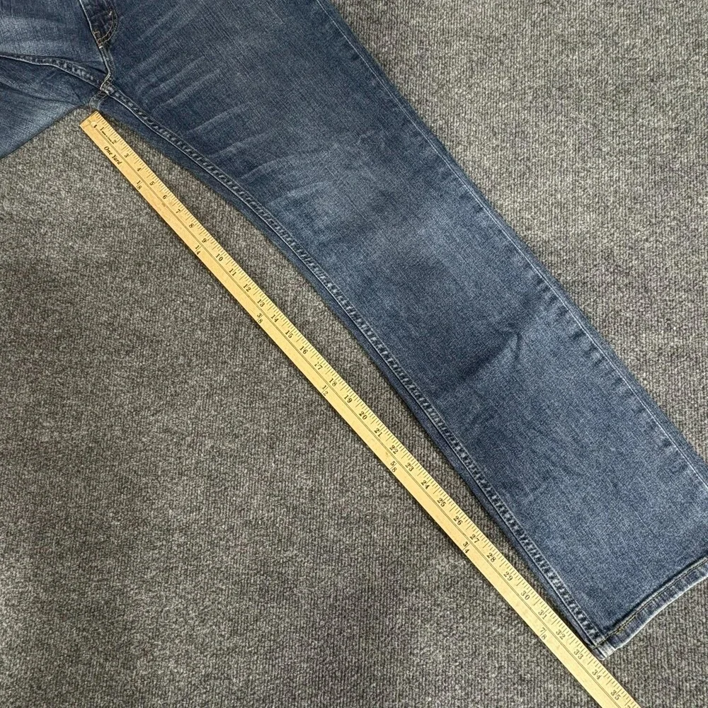 Levi's 559 Jeans Mens 34x33.5 Blue Medium Wash Relaxed Straight Denim Stretch